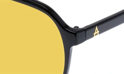 Shop Aire Monoceros 57mm Aviator Sunglasses In Black