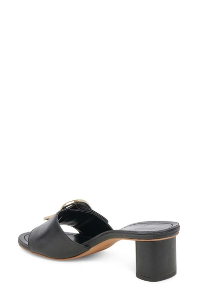 Shop Dolce Vita Laika Slide Sandal In Grey/ White Leather