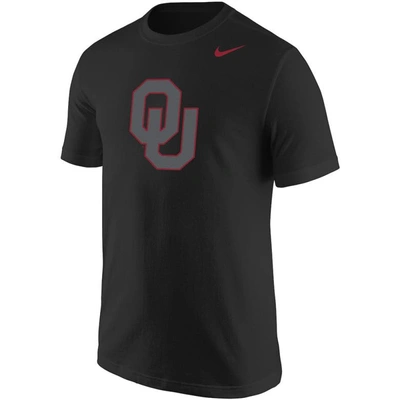 Shop Nike Black Oklahoma Sooners Logo Color Pop T-shirt