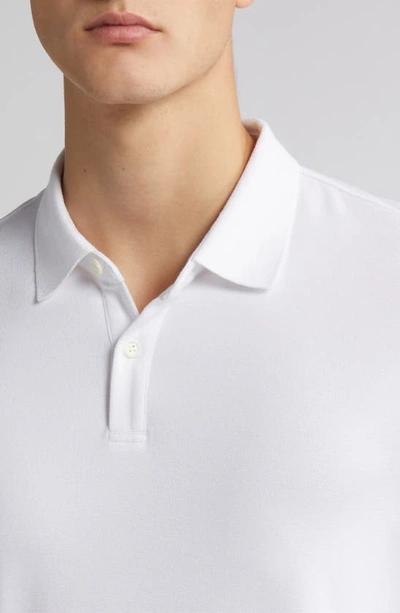 Shop Theory Kayser Solid Polo In White