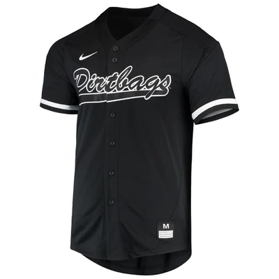 Shop Nike Black Cal State Long Beach The Beach Vapor Untouchable Elite Replica Full-button Baseball Jersey