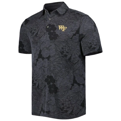 Shop Tommy Bahama Black Wake Forest Demon Deacons Miramar Blooms Polo