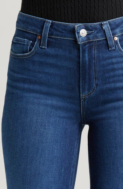 Paige Cindy Raw Edge Straight Leg Jeans In Foreign Film