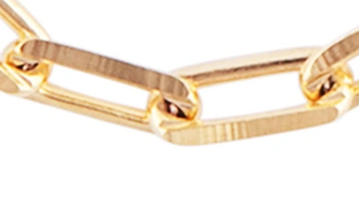 Shymi Maggie Paper Clip Chain Necklace In Gold