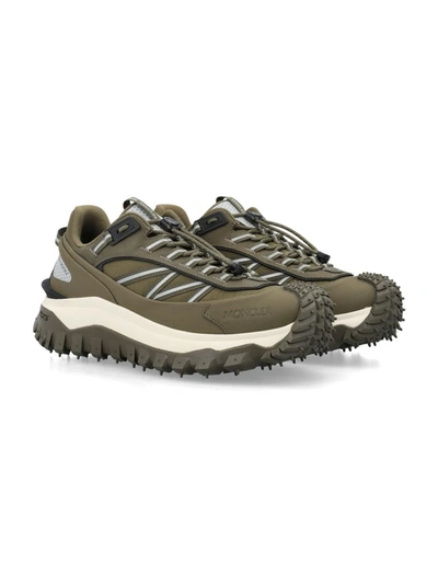 Shop Moncler Trailgrip Trainers In Green