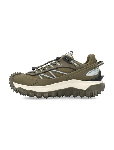 Shop Moncler Trailgrip Trainers In Green