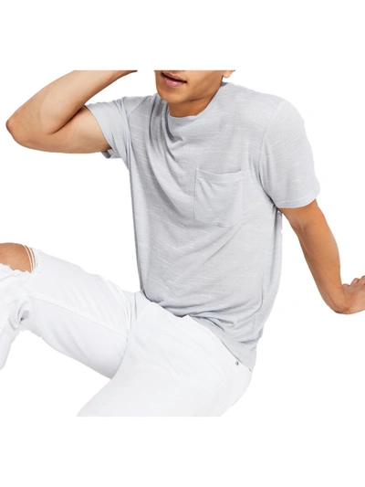 Shop Inc Mens Space Dyed Crewneck T-shirt In White
