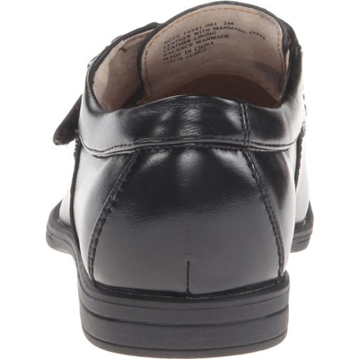 Shop Florsheim Reveal Monk Jr Boys Leather Square Toe Loafers In Black