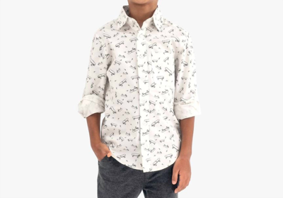 Shop Appaman Standard Shirt In Skater Vibes In Multi