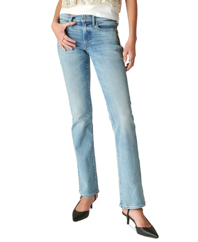 Shop Lucky Brand Women's Mid-rise Sweet Bootcut Jeans In Cabana
