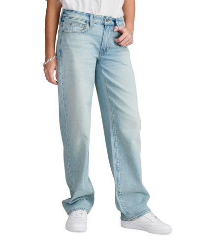 Shop Lucky Brand Women's The Baggy Wide-leg Jeans In Dream Spirit