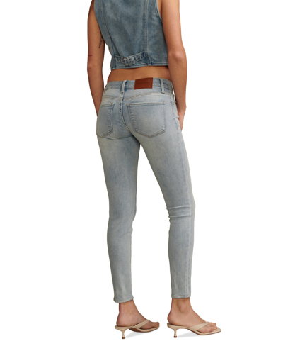 Shop Lucky Brand Women's Lizzie Low-rise Skinny Jeans In Fan Girl