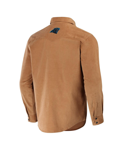 Fanatics Men's Nfl X Darius Rucker Collection By  Tan Tampa Bay Buccaneers Western Full-snap Shirt In Tan