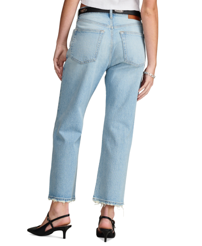 Shop Lucky Brand Women's 90s Loose Crop Jeans In Sky High