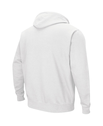Colosseum White Ohio State Buckeyes Double Arch Pullover Hoodie In White