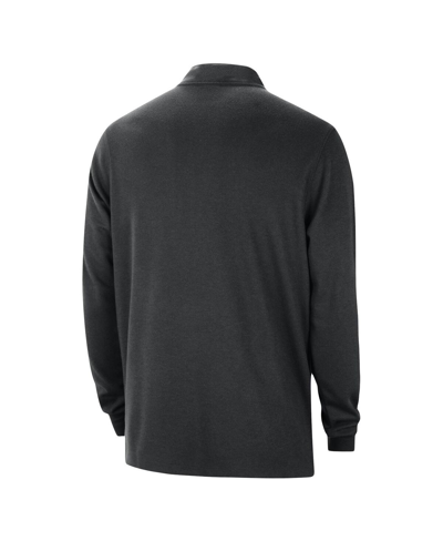 Shop Nike Men's  Black San Antonio Spurs 2023/24 Authentic Performance Half-zip Jacket