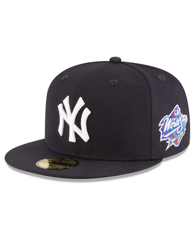 Shop New Era Men's  Navy New York Yankees 1998 World Series Wool 59fifty Fitted Hat