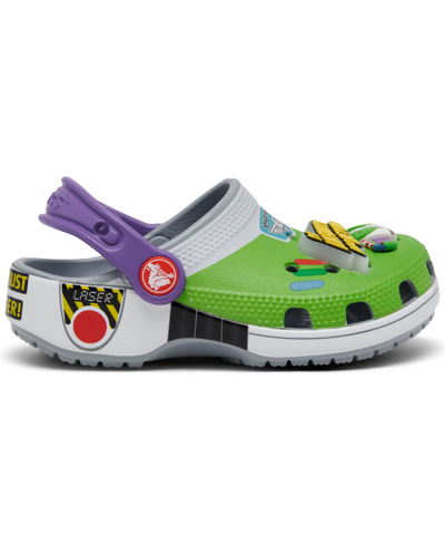 Shop Crocs Toddler Kids X Toy Story Buzz Lightyear Classic Clogs From Finish Line In Blue,buzz
