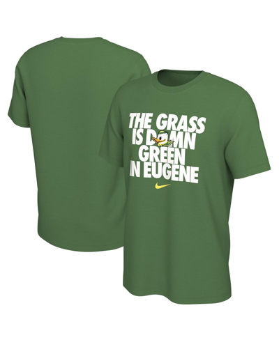 Nike Men's  Green Oregon Ducks Grass Is Green In Eugene T-shirt In Green