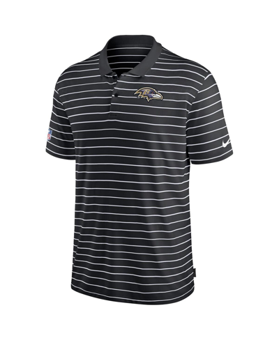 Shop Nike Men's  Black Baltimore Ravens 2022 Sideline Lock Up Victory Performance Polo Shirt
