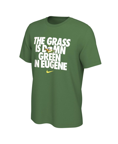 Shop Nike Men's  Green Oregon Ducks Grass Is Green In Eugene T-shirt