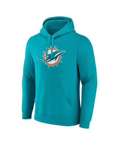 Fanatics Men's Aqua Miami Dolphins Legacy Fleece Pullover Hoodie In Aqua