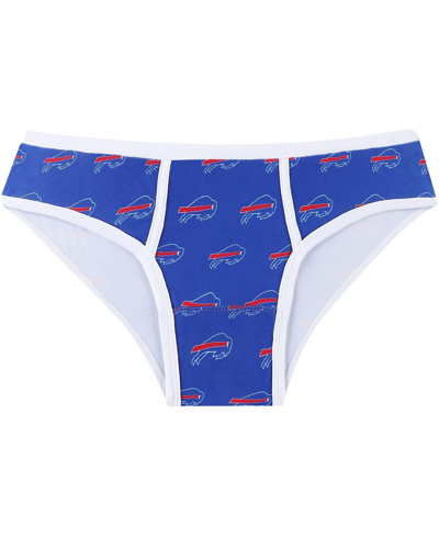 Shop Concepts Sport Women's  Royal Buffalo Bills Gauge Allover Print Knit Panties