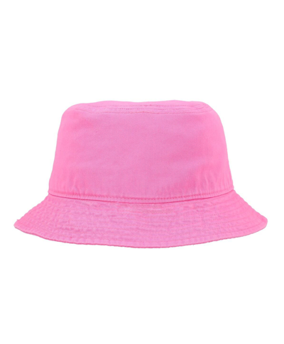 Shop Nike Men's And Women's  Pink Distressed Apex Futura Washed Bucket Hat