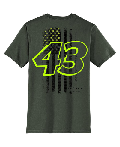 Shop Legacy Motor Club Team Collection Men's  Green Erik Jones Flag T-shirt