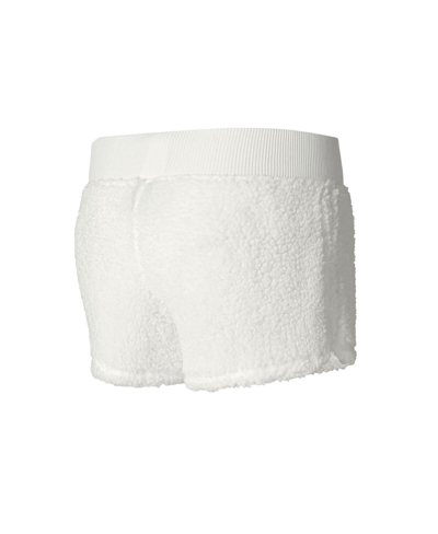 Shop Concepts Sport Women's  White Kansas City Chiefs Fluffy Pullover Sweatshirt And Shorts Sleep Set