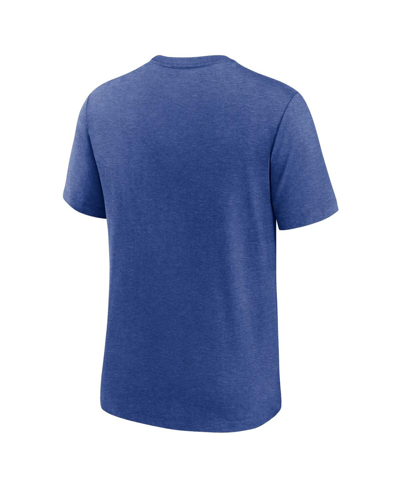 Shop Nike Men's  Heather Royal Buffalo Bills Team Tri-blend T-shirt