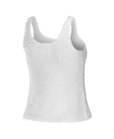 Wear By Erin Andrews Women's  Cream Kansas City Chiefs Plus Size Cozy Scoop Neck Tank Top And Pants S In Cream