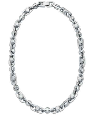 Shop Michael Kors Gold-tone Or Silver-tone Astor Link Chain Necklace