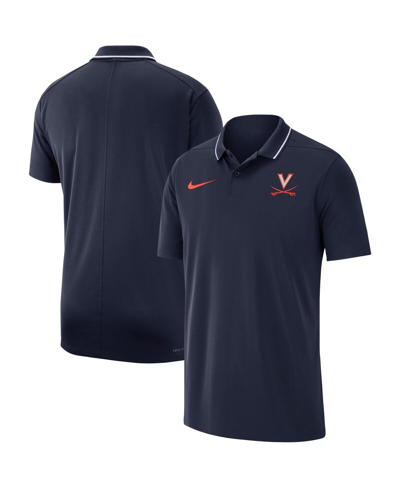 Shop Nike Men's  Navy Virginia Cavaliers 2023 Coaches Performance Polo Shirt