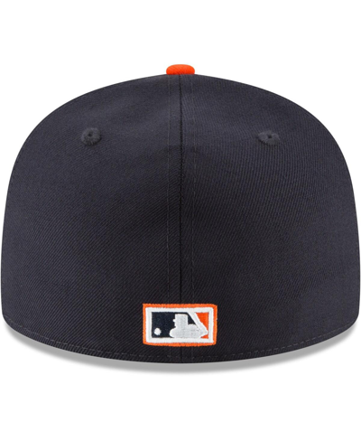 New Era Navy Detroit Tigers Cooperstown Collection Wool 59fifty Fitted Hat In Navy