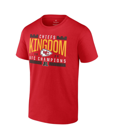 Shop Fanatics Men's  Red Kansas City Chiefs 2023 Afc Champions Not Done Yet Big And Tall T-shirt