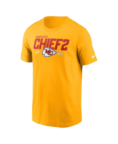 Shop Nike Men's  Gold Kansas City Chiefs Local Essential T-shirt