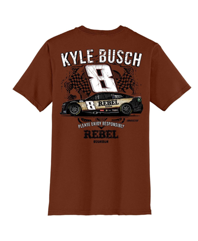 Richard Childress Racing Team Collection Men's  Brown Kyle Busch Rebel Bourbon Car T-shirt In Brown