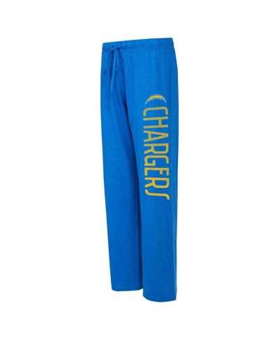 Concepts Sport Women's  Royal, Gold Distressed Los Angeles Chargers Muscle Tank Top And Pants Lounge In Royal,gold