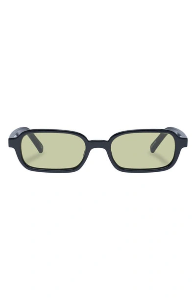 Le Specs Pilferer 53mm Rectangular Sunglasses In Black