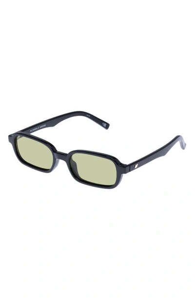 Shop Le Specs Pilferer 53mm Rectangular Sunglasses In Black
