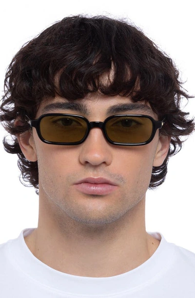 Le Specs Pilferer 53mm Rectangular Sunglasses In Black