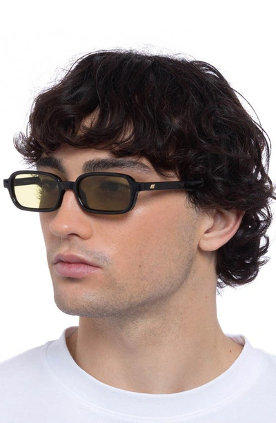 Shop Le Specs Pilferer 53mm Rectangular Sunglasses In Black