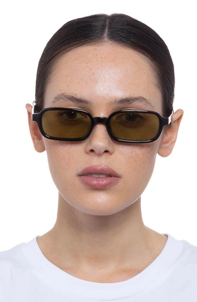 Le Specs Pilferer 53mm Rectangular Sunglasses In Black