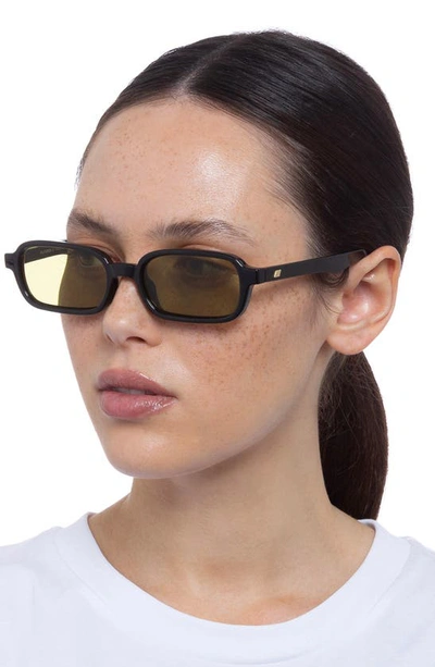 Shop Le Specs Pilferer 53mm Rectangular Sunglasses In Black