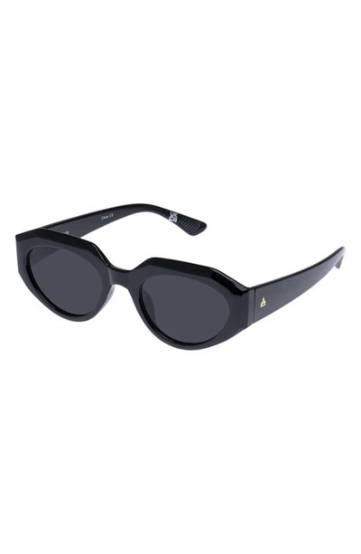 Shop Aire Aphelion 51mm Octagon Sunglasses In Black