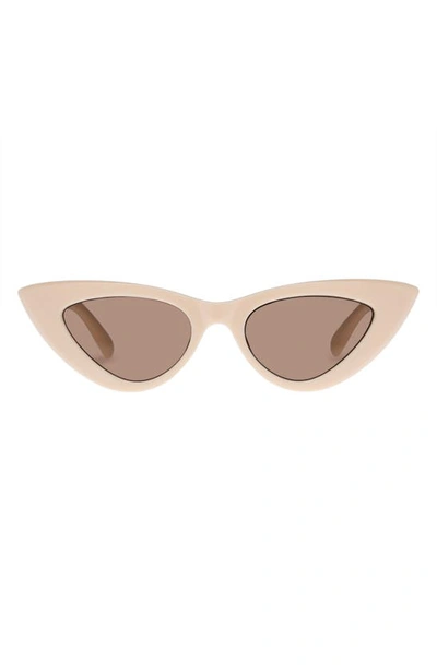 Shop Le Specs Hypnosis 50mm Cat Eye Sunglasses In Ivory