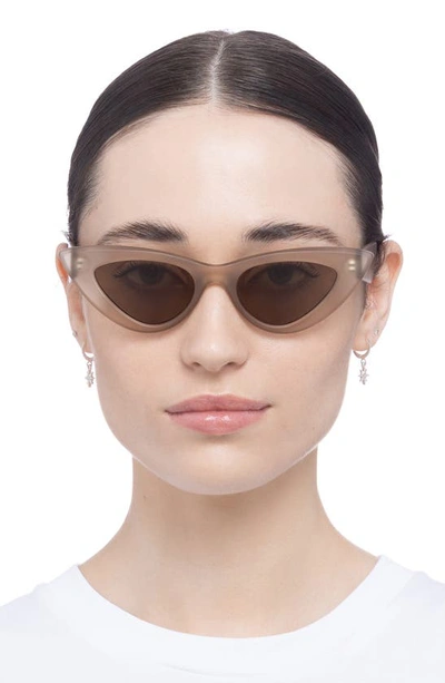Le Specs Hypnosis 50mm Cat Eye Sunglasses In Ivory