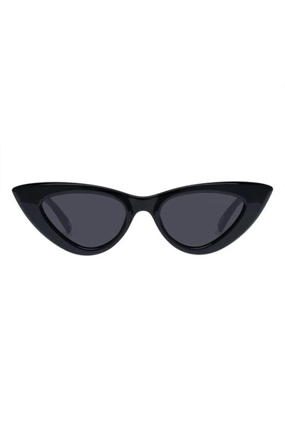 Shop Le Specs Hypnosis 50mm Cat Eye Sunglasses In Black
