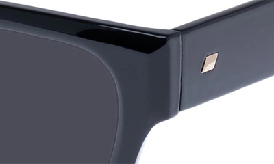 Le Specs Shmood 52mm Rectangular Sunglasses In Black
